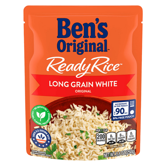 BEN'S ORIGINAL Ready Rice Original Long Grain White Rice Pouch 8.8oz