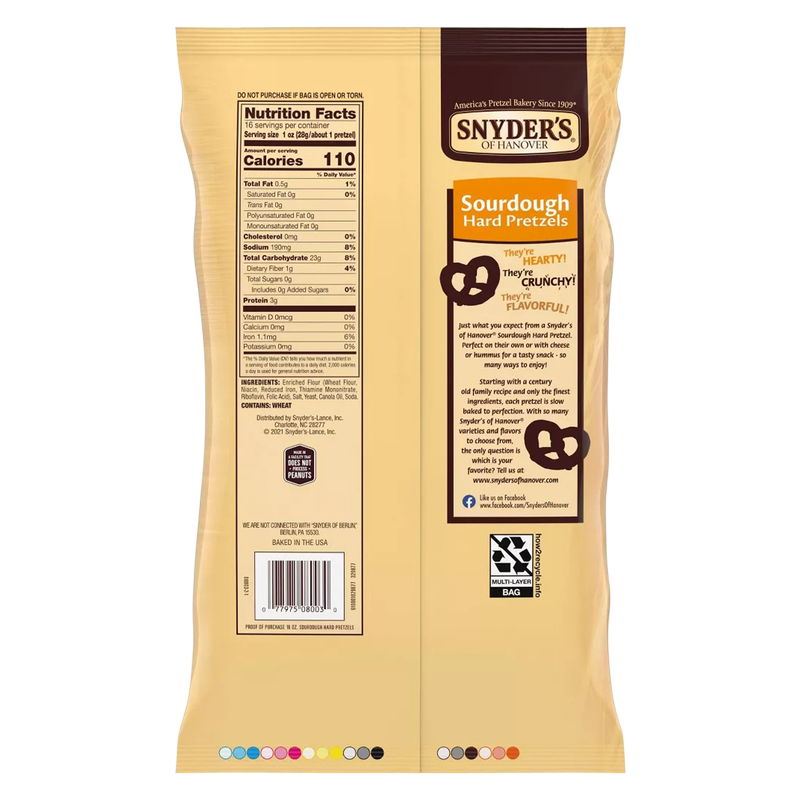 Snyder's Sourdough Hard Pretzels, 16oz