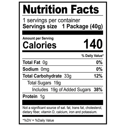 Rip Rolls, Blue Raspberry Gummi Rolls, 1.4 oz