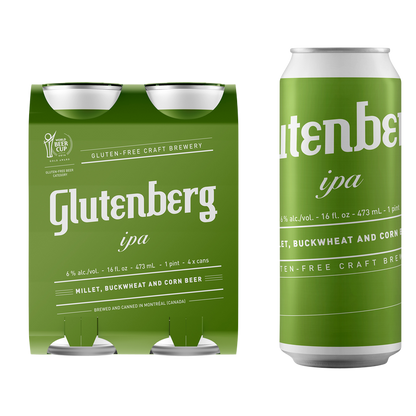 Glutenberg IPA Gluten Free 4pk 16oz Can