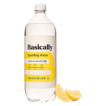 Basically Hint of Lemon Sparkling Water 1L