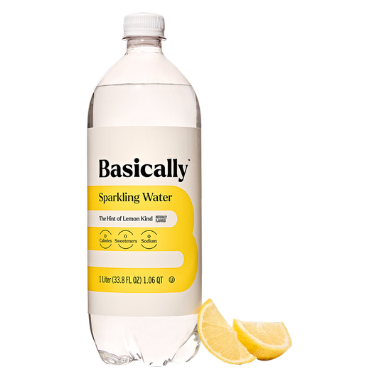 Basically Hint of Lemon Sparkling Water 1L