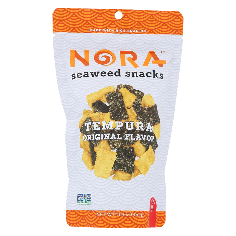 Nora Snacks Original Tempura Seaweed Snacks, 1.6 oz