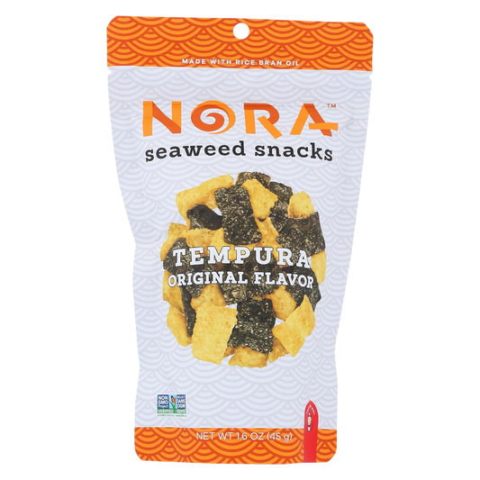 Nora Snacks Original Tempura Seaweed Snacks, 1.6 oz