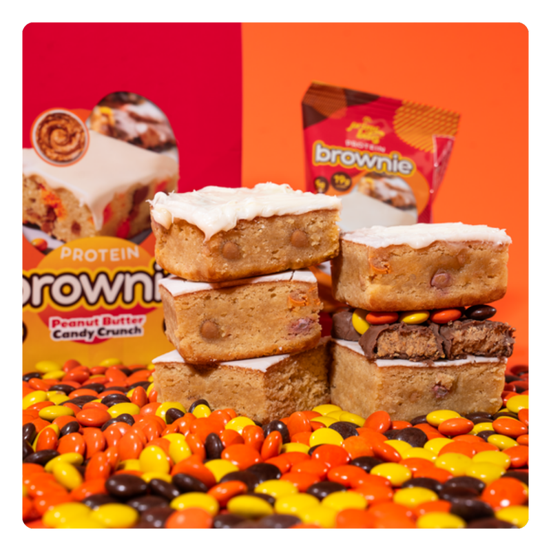 Prime Bites Protein Brownie Peanut Butter Candy Crunch, 2.29oz
