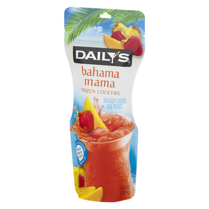 Dailys Bahama Mama Ready to Drink Single 10oz Pouch 5% ABV