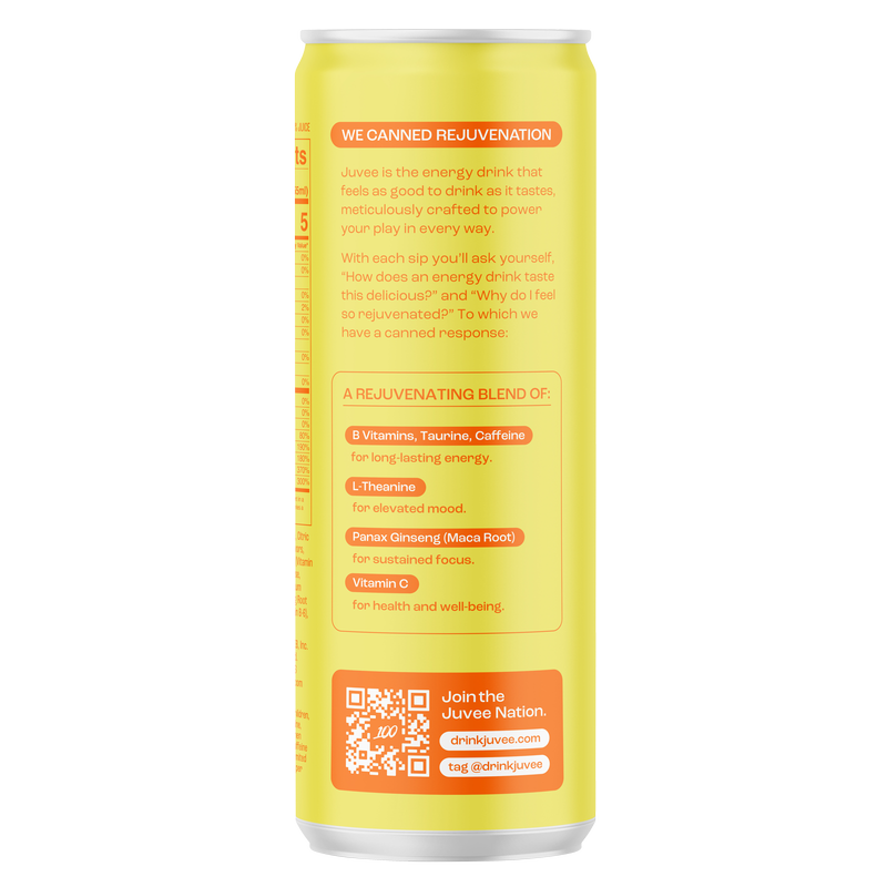 Juvee Tropical Crush Energy 12oz Can