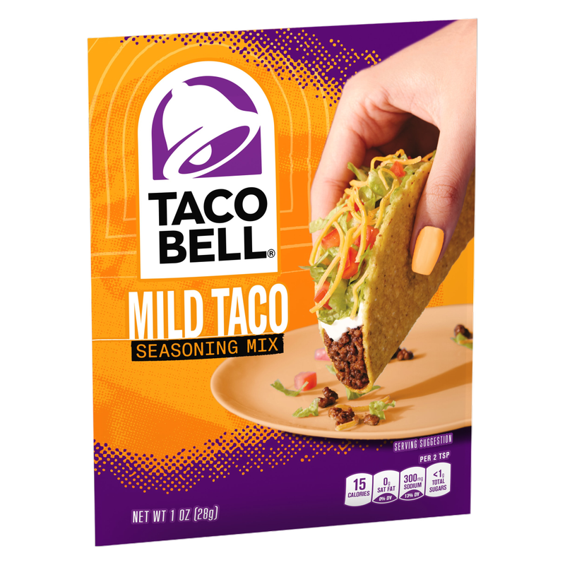 Kraft Heinz Taco Bell Mild Seasoning Mix, 1oz.