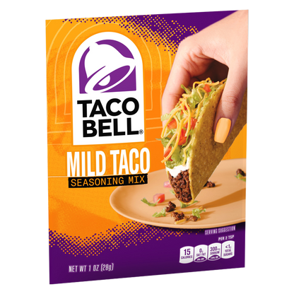 Kraft Heinz Taco Bell Mild Seasoning Mix, 1oz.