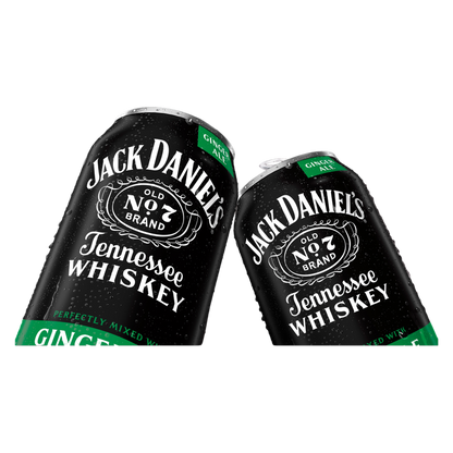 Jack Daniel's Jack & Ginger 4pk Cans 7% ABV
