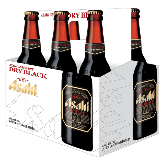 Asahi Super Dry Black (6PKB 11.2 OZ)