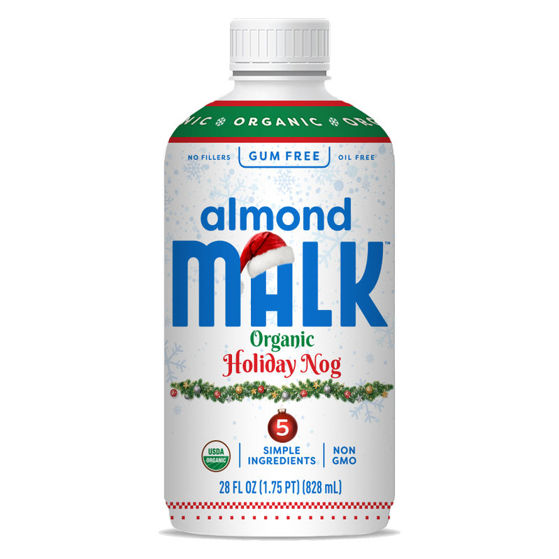 MALK Organic Almond Holiday Nog 28oz Btl