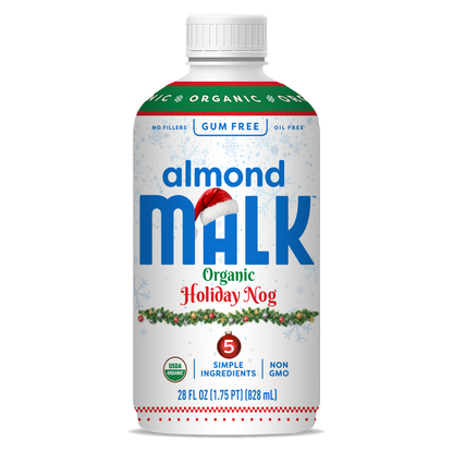 MALK Organic Almond Holiday Nog 28oz Btl