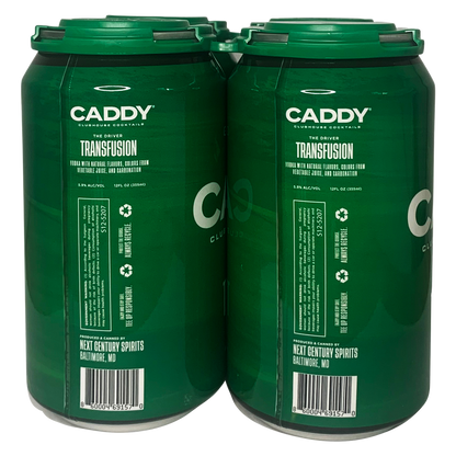 Caddy Clubhouse Cocktails Transfusion 4pk 12oz Can 5.9% ABV