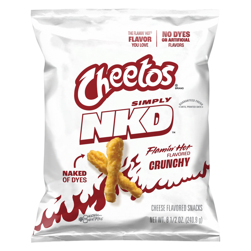 Cheetos Simply NKD Crunchy Cheese Flamin Hot, 8.5oz
