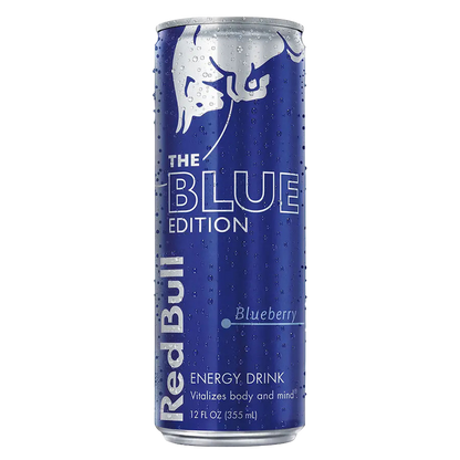 Red Bull Energy Drink The Blue Edition Blueberry 12oz Can