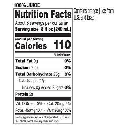 Tropicana Orange Juice 52oz Btl