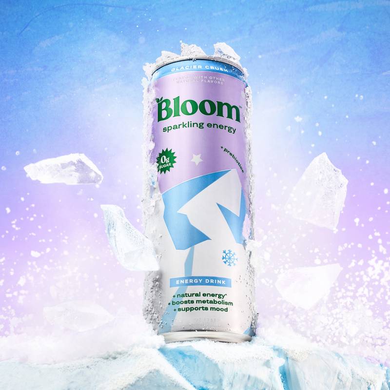 Bloom Sparkling Energy Glacier Crush 12oz Can