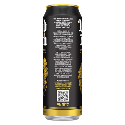 Liquid Death Sparkling Water 19.2oz King Size Can