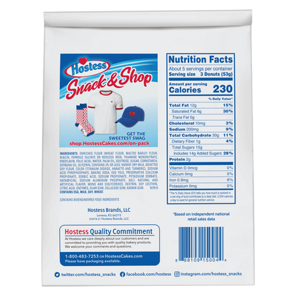 Hostess Donettes Powdered Mini Donuts Bag 10oz