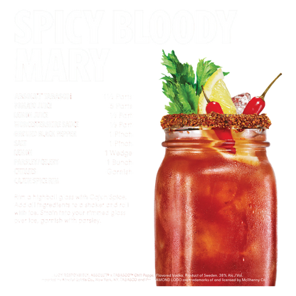Absolut Tabasco Chili Vodka 1L
