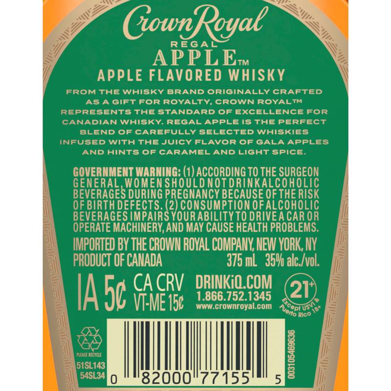 Crown Royal Apple Whiskey 375ml