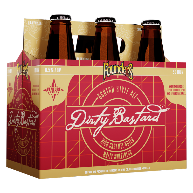 Founders Dirty Bastard Scotch Ale 6pk 12oz Btl 8.5% ABV