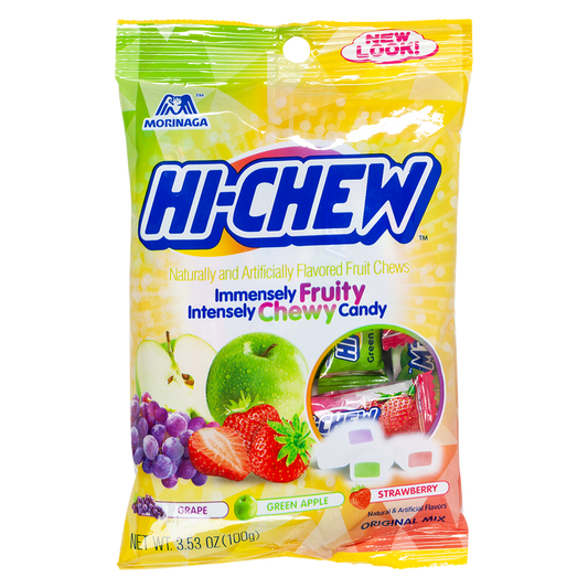 Hi-Chew Original Assorted Fruity Chewy Candy 3.53oz