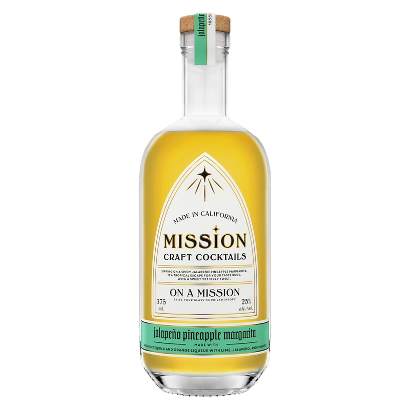 Mission Craft Jalapeno Pineapple Margarita 375ml 25% ABV