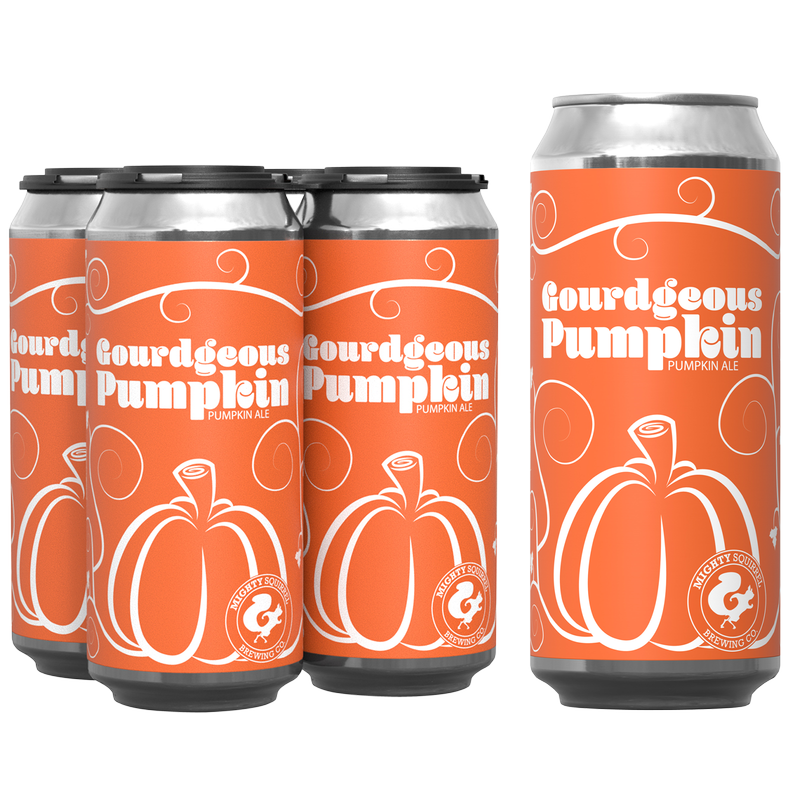 Mighty Squirrel Gourdgeous Pumpkin Ale 4pk 16oz Can 6.1% ABV