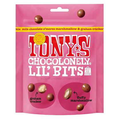 Tony's Chocolonely Lil Bits Milk Chocolate S'mores Mix, 4oz