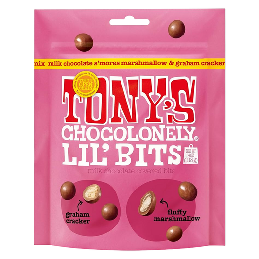 Tony's Chocolonely Lil Bits Milk Chocolate S'mores Mix, 4oz