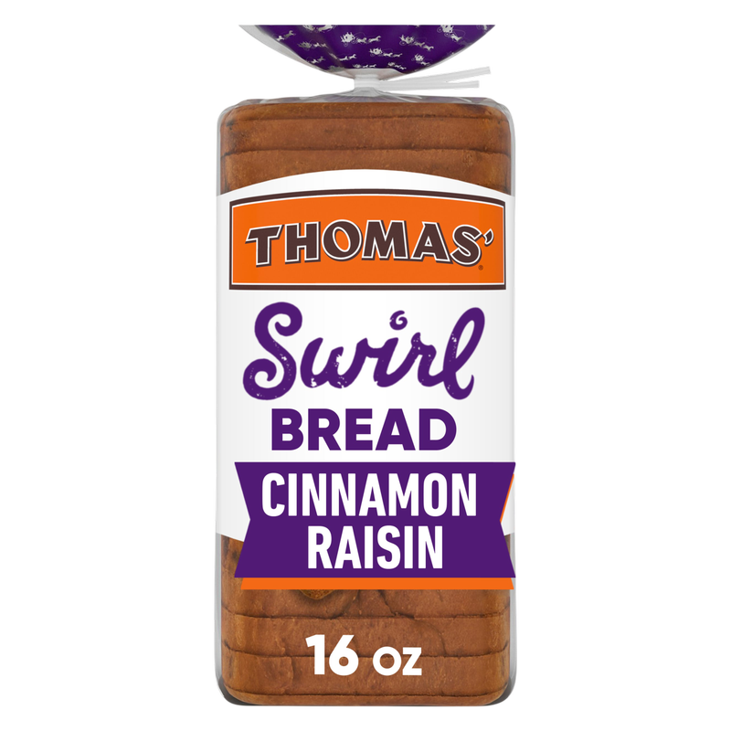 Thomas' Cinnamon Raisin Swirl Bread, 16 oz