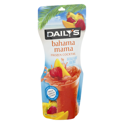 Dailys Bahama Mama Ready to Drink Single 10oz Pouch 5% ABV