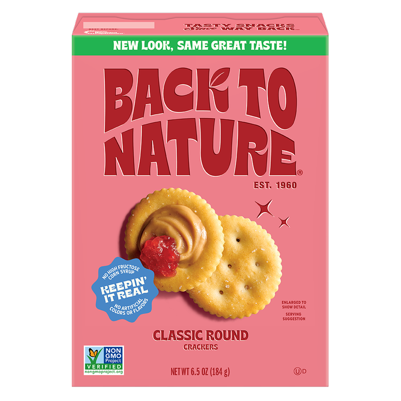 Back To Nature Crackers Classic Round , 6.5oz