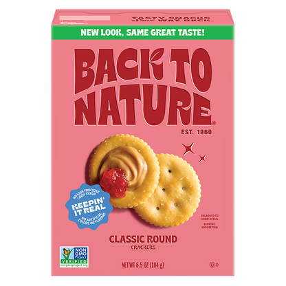 Back To Nature Crackers Classic Round , 6.5oz