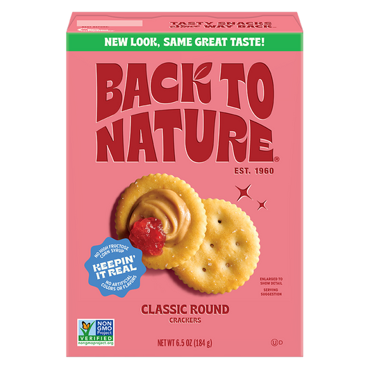 Back To Nature Crackers Classic Round , 6.5oz