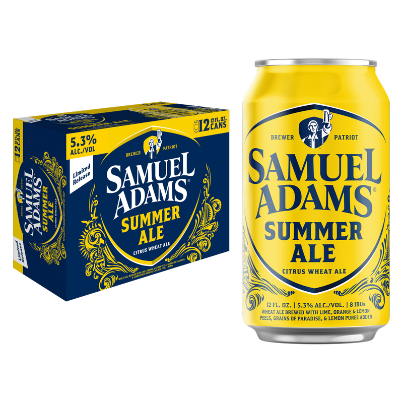Samuel Adams Summer Ale 12pk 12oz Can 5.3% ABV
