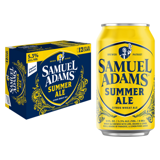 Samuel Adams Summer Ale 12pk 12oz Can 5.3% ABV