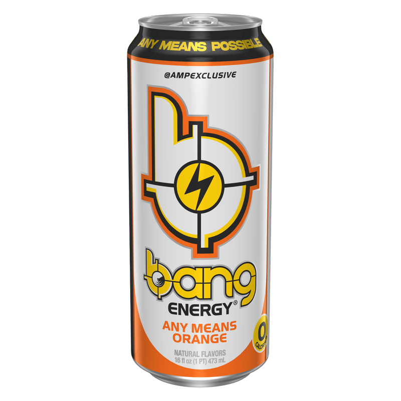 Bang Energy Any Means Orange Energy Drink 16oz Can