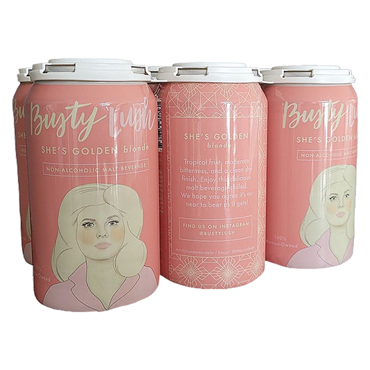 Busty Lush She's Golden Blonde Ale Non-Alcoholic (6PKC 12 OZ)