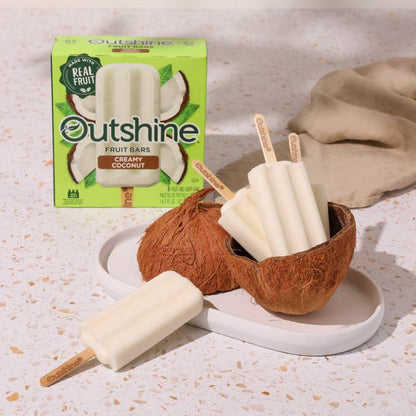 Outshine Creamy Coconut Frozen Fruit Bars, 6ct