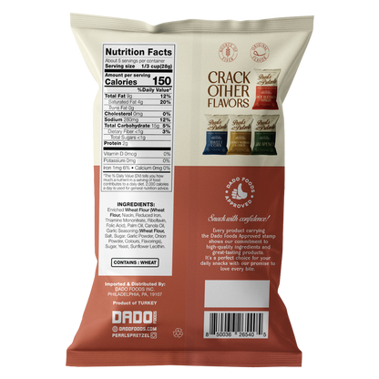 Pearl's Pretzels Garlic Bread Pretzel Pieces 5oz