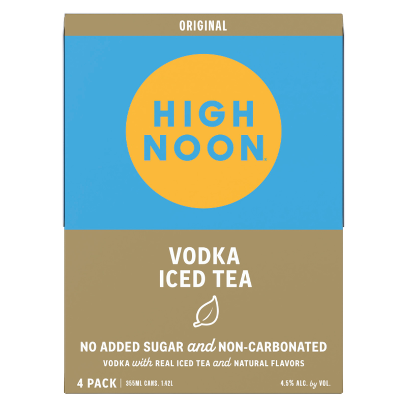 High Noon Hard Tea Original 4pk 12oz Cans 4.5% ABV