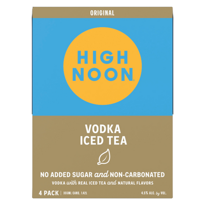 High Noon Hard Tea Original 4pk 12oz Cans 4.5% ABV