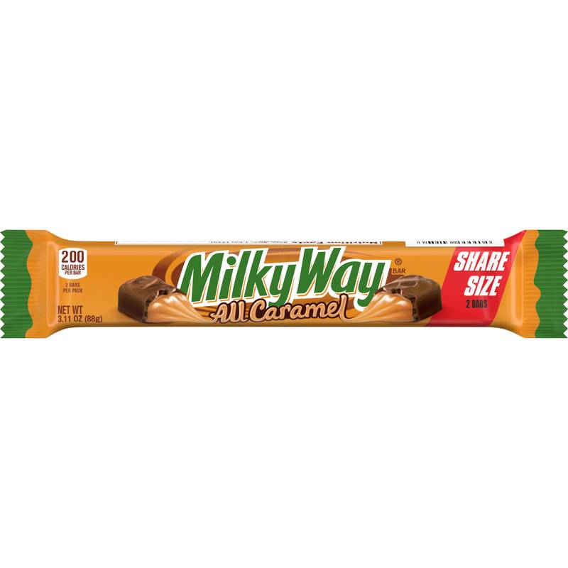 MILKY WAY All Caramel Milk Chocolate Bar, Share Size,  3.11 oz
