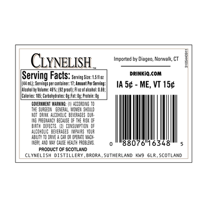 Clynelish 14 Yr Single Malt Scotch Whisky 750ml (92 proof)