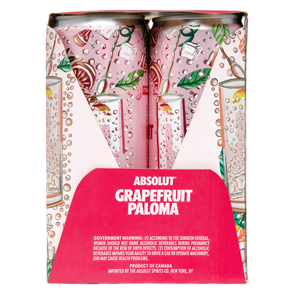 Absolut Grapefruit Paloma 4pk 12oz Cans 7.0% ABV