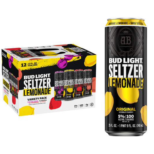 Bud Light Lemonade Seltzer Variety 12pk 12oz Can