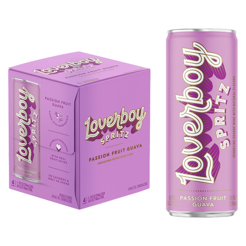 Loverboy Passionfruit Guava Spritz 4pk 250ml Can 6.0% ABV